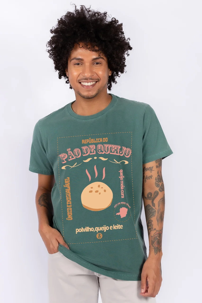 camiseta minas gerais pão de queijo bendizê arreda