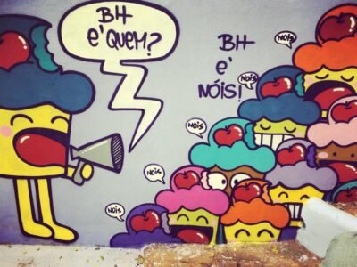 arte urbana bh bolinho bh e nois bendize